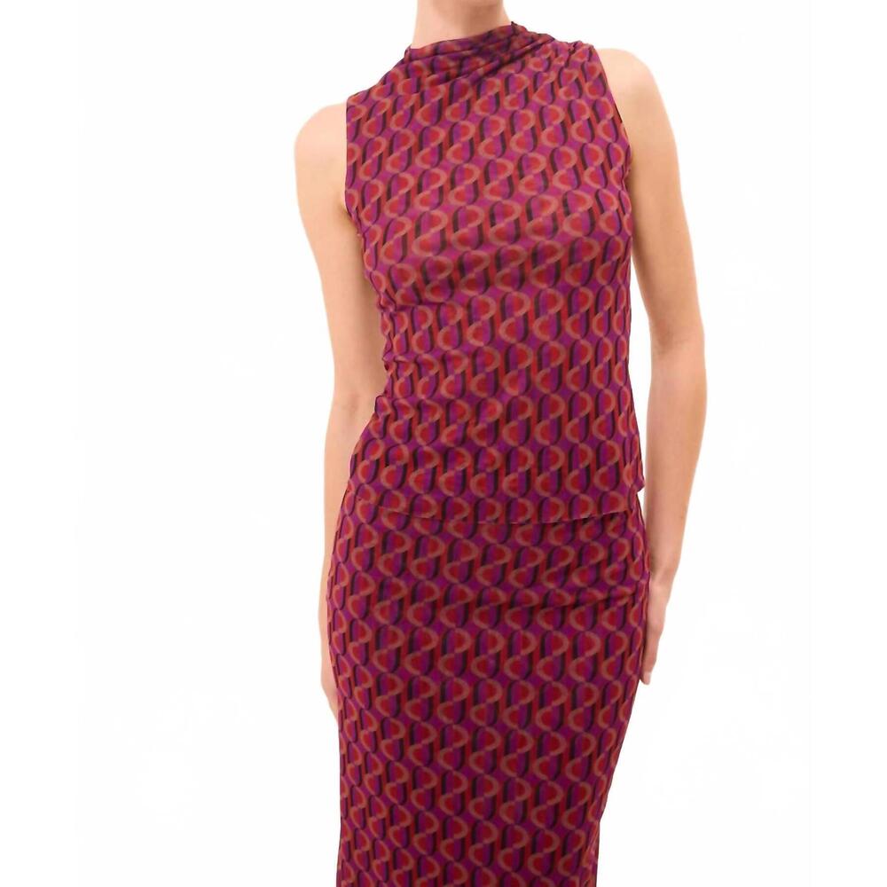 NEW MISA LOS ANGELES nena top in geo sixty mesh